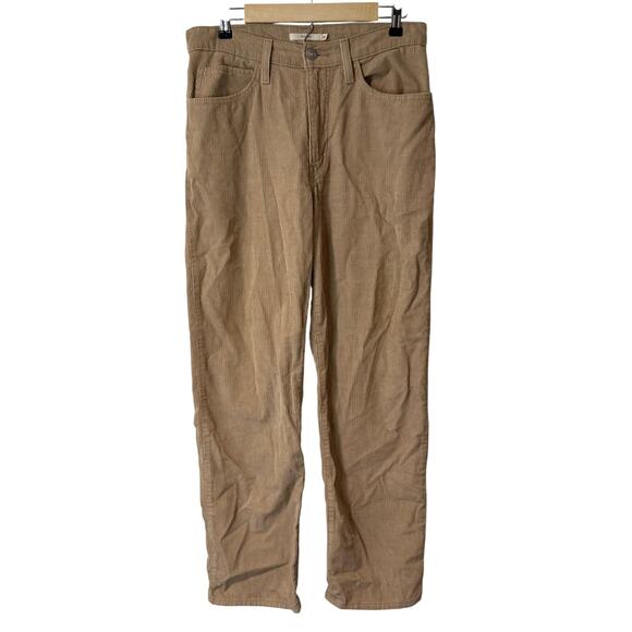 Levi's Pants - Levi's Women's '94 Baggy Corduroy Pants High Rise Straight‎ Leg Tan 30